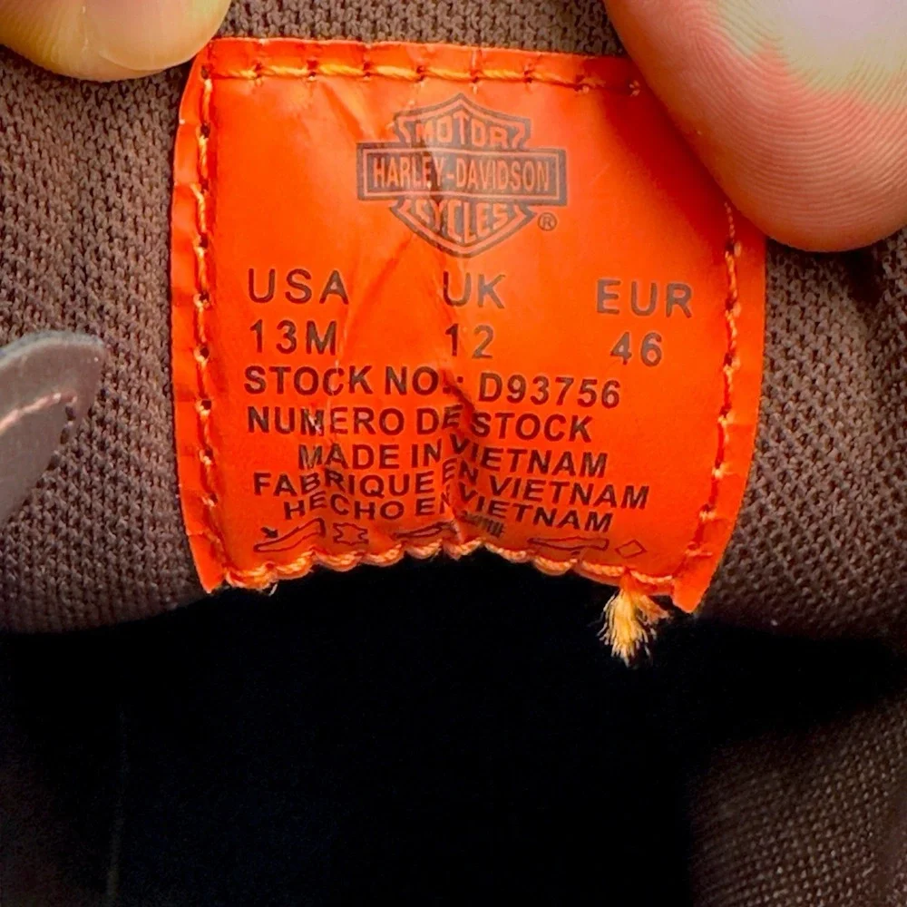 NEW Harley Davidson Men's 13 M Hagerman Riding Boots Barley Brown D93756 w BOX